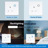 Load image into Gallery viewer, UK Standard  3Pin Tuya WIFI Smart Socket Plug With Energy Power Monitor