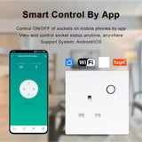 Load image into Gallery viewer, UK Standard  3Pin Tuya WIFI Smart Socket Plug With Energy Power Monitor