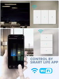 Load image into Gallery viewer, US Standard 1/2/3/4 Gang Tuya APP Tuya APP WIFI Control Mechanical Push Button Light Switch