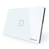 Load image into Gallery viewer, US/AU Standard SAA 1/2/3 Gang 2/3 Way Stair Glass Panel Touch Light Switch