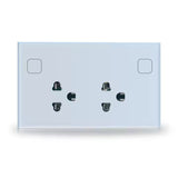 Load image into Gallery viewer, Universal US Thailand Standard Glass Panel Tuya WIFI Smart Socket With Switch