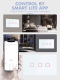 Load image into Gallery viewer, US/AU Standard SAA 1/2/3/4 Gang Tuya eWelink APP Control ZigBee Light Switch